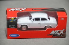 Welly NEX FSO Syrena 105 White Small Diecast Model Scale 1:60 7cm Long New Box