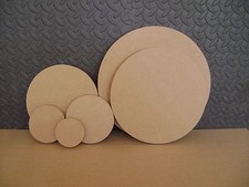 Wooden MDF Circles 4" 5" 6" 8"