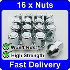 16 x ALLOY WHEEL NUTS FOR MAZDA (19MM HEX) M12x1.5 LUG STUD BOLT SET [V4O]