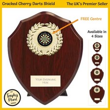 DARTS SHIELD TROPHY, Cracked