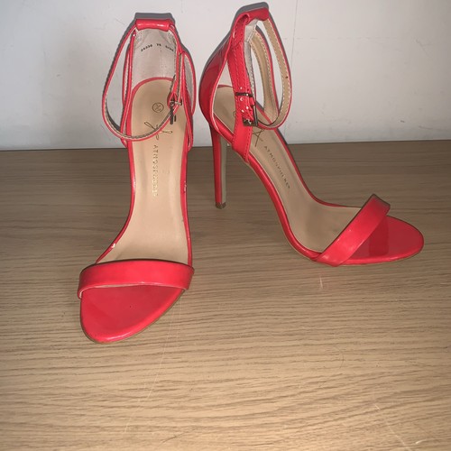 Atmosphere red open toe - atmosphere,
