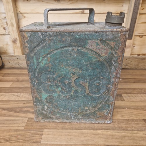 Esso vintage petrol fuel can - esso, 2