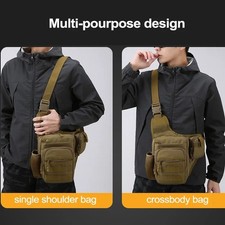 Tactical Chest Bag Crossbody Pouch Waist Pack Camping Hiking Cycling Outdoor NEW