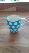 Price & Kensington Pristine Pottery Blue Polka Dot Mug