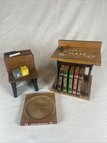 Vintage school daze - vintage, miniature