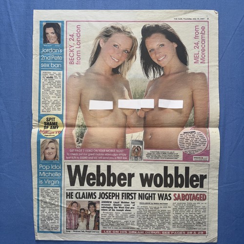 Page clipping the sun - page,