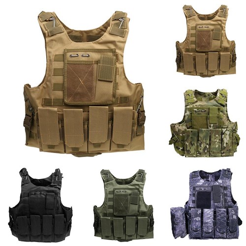 Military tactical vest - military, molle