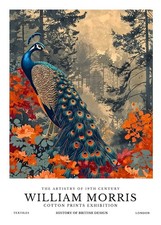 william morris A4 size birds