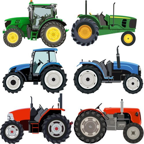 New tractor wall stickers - tractor,