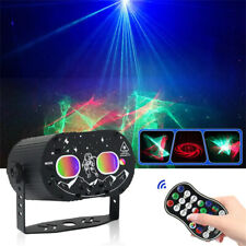 Mini Patterns Laser LED RGB Projector Stage Light DJ Disco Party KTV Club Lights