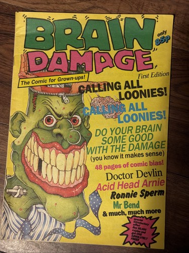 Brain damage the comic - damage., for