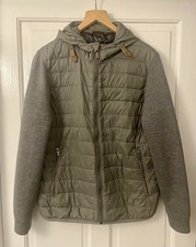 Ladies Khaki Quilted Jacket