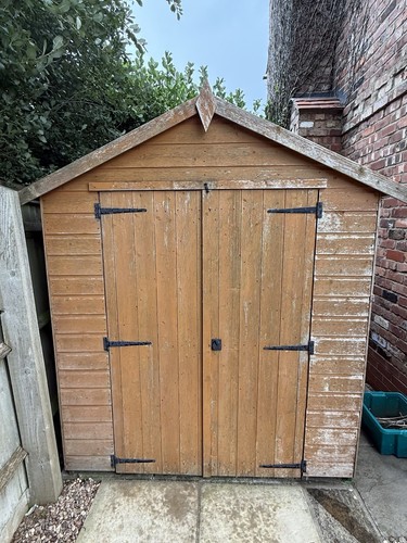 Double door garden shed - door, 6ft