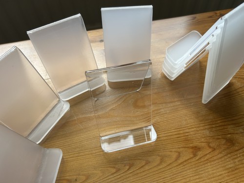 Clear acrylic book stand - acrylic,