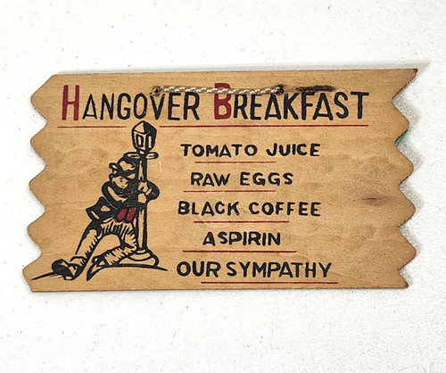 Vintage wooden hangover - wooden,