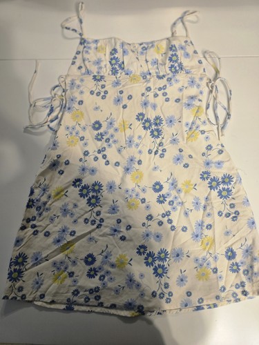 Zara white blue yellow - zara,