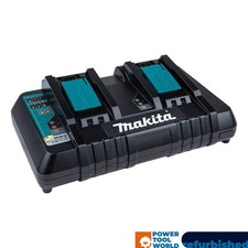 Makita DC18RD 14.4-18v LXT Li-Ion Dual Port Twin Rapid Optimum Charger 240v G...