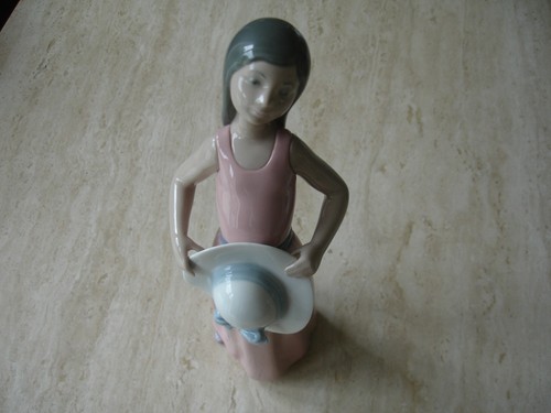 Lladro dreamer girl with - dreamer,