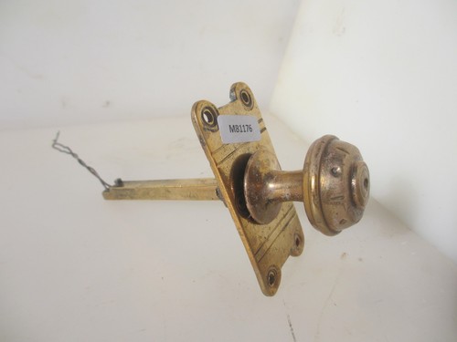 Victorian brass door bell - door,