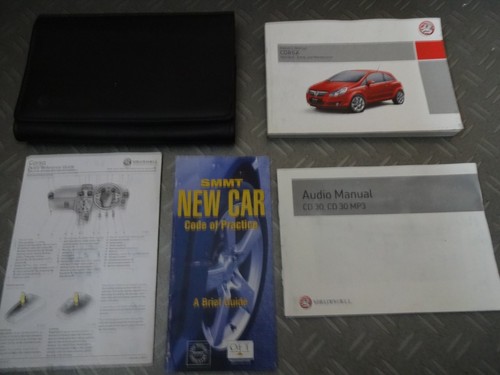 Vauxhall corsa owners manual - d,