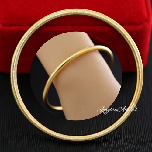 24k gold 4mm matte band - gold,