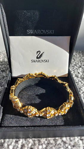 Swarovski gold tone - swarovski, gold-tone