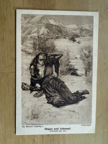 Postcard hagar and ishmael - postcard,