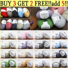 25g/ball Shawl Knitting Crochet Yarn Mohair Cashmere Wool Crochet Thread Yarn