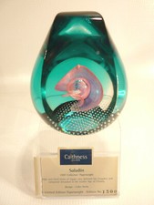 1997 Caithness SALADIN Paperweight COLLECTORS' Ltd Edition BOXED COLIN TERRIS  