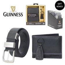 Guinness Leather Wallet, Belt