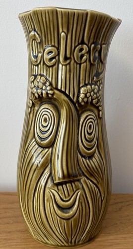 Sadler face pot art - art, pottery