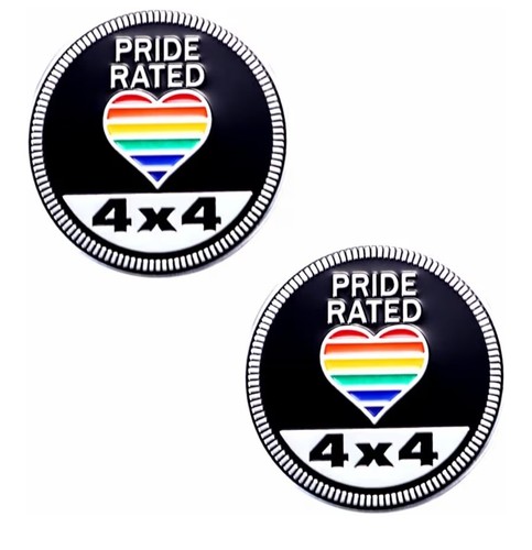 4x4 emblem metal automotive - metal,