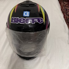 Vintage Bieffe Helmet Italy Black Blue Red Purple Gray Sz  XL 61 GR-1500 DOT UK