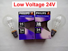 2x Low Voltage 24v 25w B22 BC