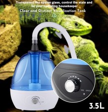 Amphibians Reptile Humidifier Fogger Vaporizer Fog Maker 3.5L Tank for Pet Snake