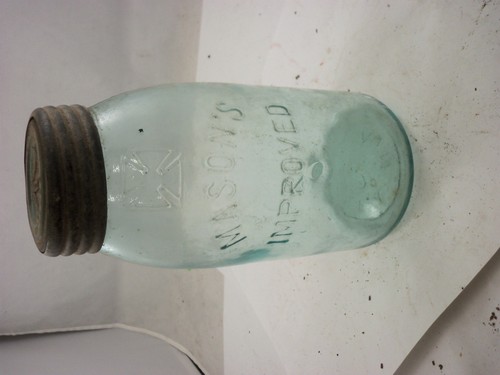 Aqua half gallon masons hero - masons,