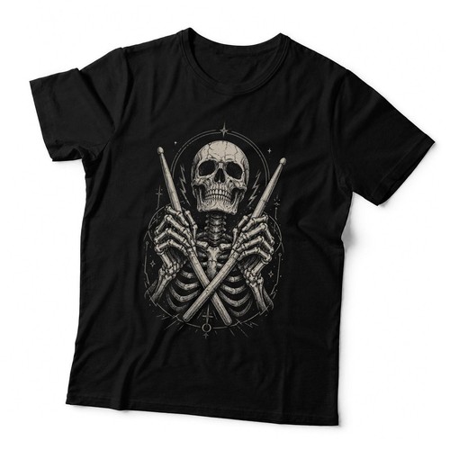 Skeleton drummer drumsticks - skeleton,
