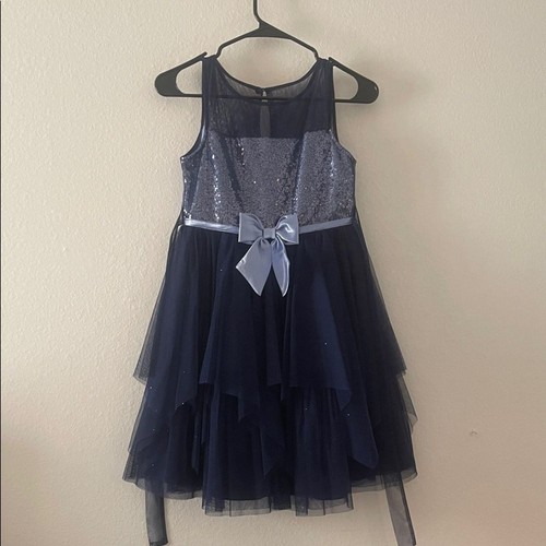 Jona michelle navy blue - blue, sequin