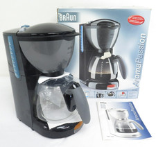 Braun KF550 AromaPassion Coffee Machine Automatic with Glass Jug + Water Filter