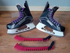Bauer Ice Skates Vapor X 200 Womens UK Size 6.5 Ice Hockey Skates & Blade Guards