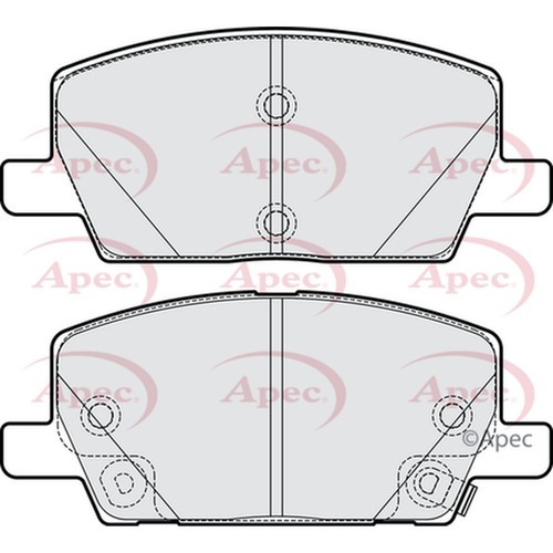 Brake pads set for opel - set,