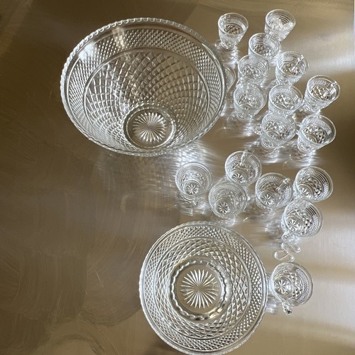 Two glass punch - with, 18
