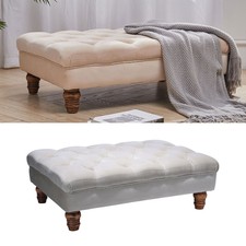 90cm Long Rectangle Footstool