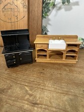 Vintage Dolls House Pine