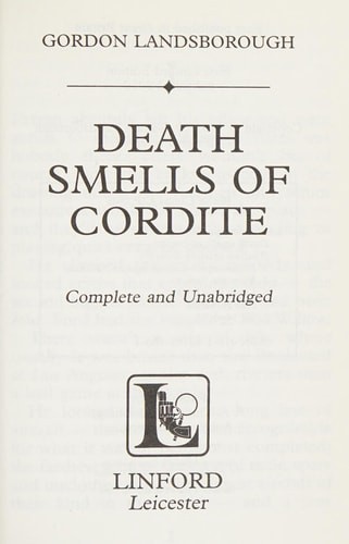 Death smells cordite - smells, of