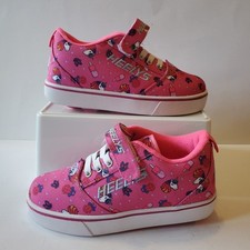 Heelys Skates Trainers Shoes Pink 2 Wheel Unicorn Lollipop Kids UK 1 Excellent