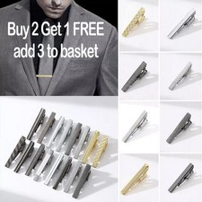 Mens Metal Silver Gold Tie