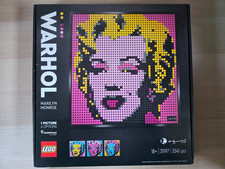 New Lego Andy Warhol ‘Marilyn Monroe’ Wall Art Set 31197 - With Box Damage