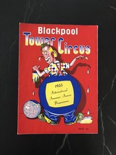 Programme Cirque -Blackpool Tower Circus - 1955 International Summer Season