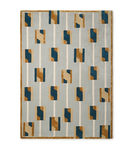 Hand tufted geometric rug - tufted,
